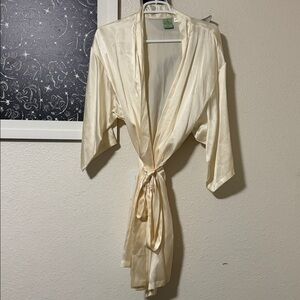 Mary Green Silk Robe Size One Size